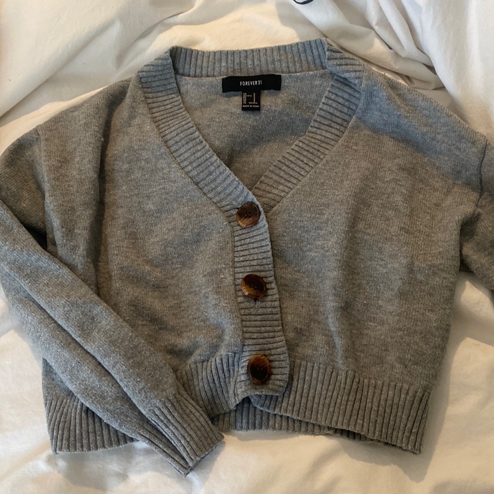 Forever 21 cropped cardigan
